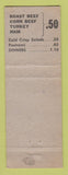 Matchbook Cover - Janko's Hofbrau San Jose CA