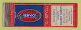Matchbook Cover - United Service Motors Darren Charles Delco Bakersfield CA WEAR