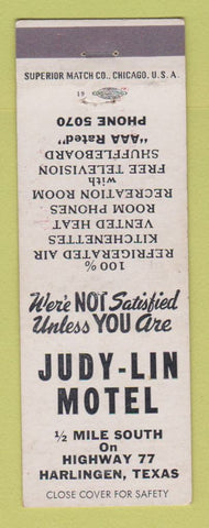 Matchbook Cover - Judy Lin Motel Harlingen TX