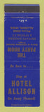 Matchbook Cover - Hotel Allison Allison IA WEAR
