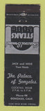 Matchbook Cover - The Palace of Gonzales Restaurant Gonzales CA low phone # WEAR