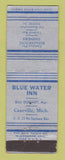 Matchbook Cover - Blue Water Inn Caseville MI low phone #