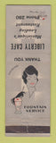 Matchbook Cover - Liberty Cafe Manistique MI low phone # WEAR