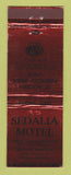 Matchbook Cover - Sedalia Motel MO