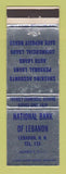 Matchbook Cover - National Bank of Lebanon NH WEAR