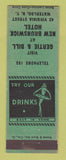Matchbook Cover - New Brunswick Hotel Waterloo NY girlie