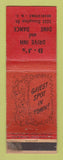 Matchbook Cover - DJ's Drive Inn Revelstoke BC girlie WORN
