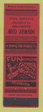 Matchbook Cover - Midway Club Oakwood TX girlie
