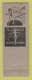 Matchbook Cover - Clover Club Redwood City CA girlie