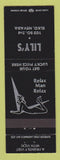 Matchbook Cover - Lily's Elko NV girlie
