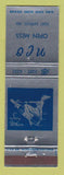 Matchbook Cover - NCO Open Mess Fort Detrick MD girlie