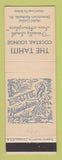 Matchbook Cover - The Tahiti Cocktail Lounge Rochelle IL Hotel Collier girlie
