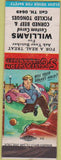 Matchbook Cover - Williams Corned Beef Pickled Tongues