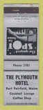 Matchbook Cover - Plymouth Hotel Fort Fairfield ME WEAR
