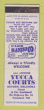 Matchbook Cover - Yucca Courts Motel Guymon OK low phone # Best Western