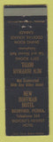Matchbook Cover - New Hoffman Hotel Bedford PA low phone #