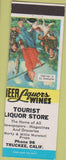 Matchbook Cover - Tourist Liquor Store Truckee CA