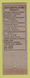 Matchbook Cover - Globe Labs B&B Drug Store Walgreens Williston ND