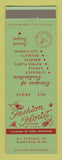 Matchbook Cover - Fashion Florist Flowers Bluefield WV