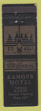 Matchbook Cover - Ranger Hotel Laramie WY WEAR