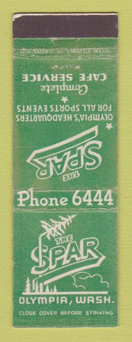 Matchbook Cover - The Spar Olympia WA cafe WEAR