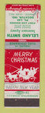 Matchbook Cover - Leland Smith Insurance Decatur IN Christmas