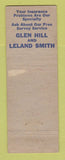 Matchbook Cover - Leland Smith Insurance Decatur IN Christmas