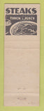 Matchbook Cover - B&B Cafe Nappanee IN WEAR