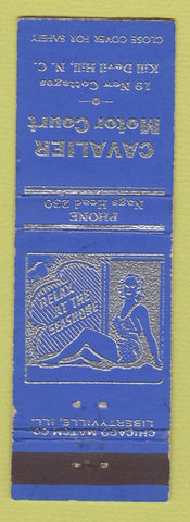 Matchbook Cover - Cavalier Motor Court Kill Devil Hill NC girlie