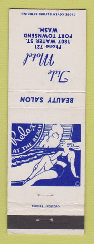 Matchbook Cover - Tide Motel Port Townsend WA girlie