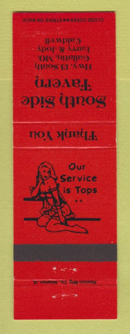 Matchbook Cover - South Side Tavern Gallatin MO girlie