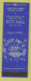 Matchbook Cover - Tom & Bill's Town Club Sunnyvale CA girlie