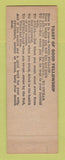 Matchbook Cover - Tom & Bill's Town Club Sunnyvale CA girlie