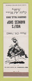 Matchbook Cover - Wolf's Harness Shop Chagrin Falls OH Saddles