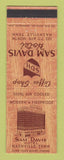 Matchbook Cover - Sam Davis Hotel Nashville TN