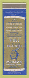 Matchbook Cover - Mohawk National Bank Schenectady NY Indian