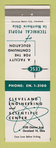 Matchbook Cover - Cleveland Engineering Scientific Center Cleveland OH WEAR