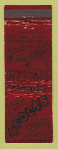 Matchbook Cover - Block's Restaurant Chicago IL