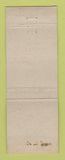Matchbook Cover - Hillside Fish House Marshland WI