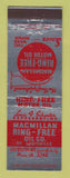 Matchbook Cover - Macmillan Ring Free Motor Oil Louisville KY
