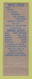 Matchbook Cover - Sun Valley ID skiing Union Pacific Railroad