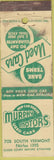 Matchbook Cover - Murphy Motors Used Cars no town wear
