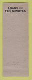 Matchbook Cover - General Finance Rossville GA