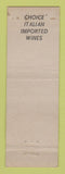 Matchbook Cover - Golden Bowl Restaurant Italian Cleveland OH
