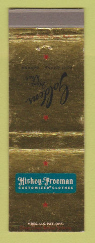 Matchbook Cover - Hickey Freeman Men's Clothes Goldens Fort Wayne IN