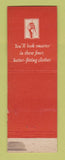 Matchbook Cover - Hickey Freeman Men's Clothes Goldens Fort Wayne IN