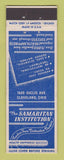 Matchbook Cover - Samaritan Institution Alcoholism Cleveland OH