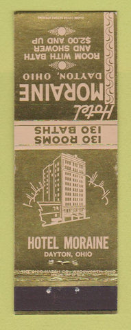 Matchbook Cover - Hotel Moraine Dayton OH