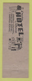 Matchbook Cover - Baker Hotel Deming NM owl low phone #