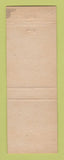 Matchbook Cover - Del Frate's Restaurant Bar Pittsburgh PA